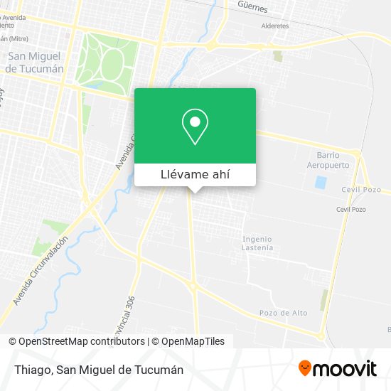 Mapa de Thiago