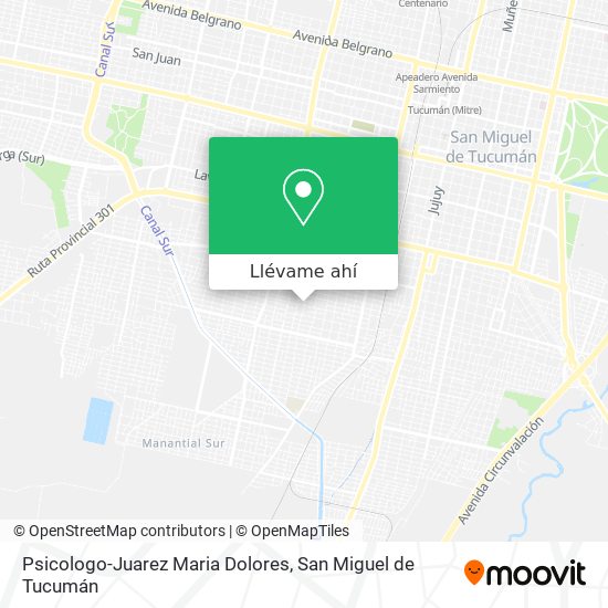 Mapa de Psicologo-Juarez Maria Dolores