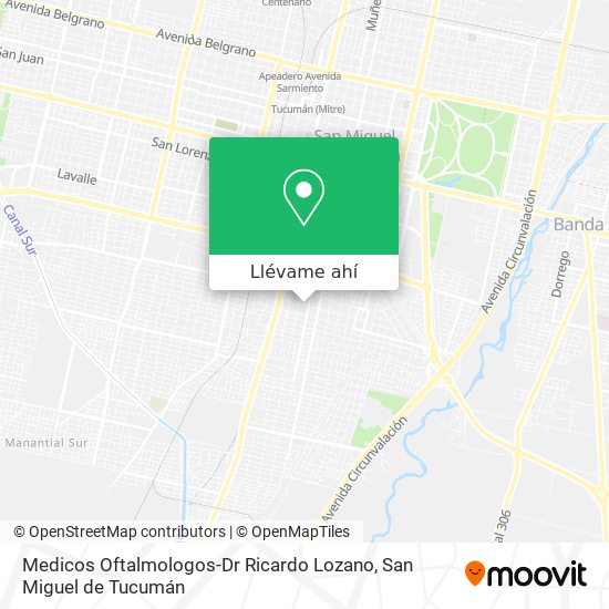 Mapa de Medicos Oftalmologos-Dr Ricardo Lozano
