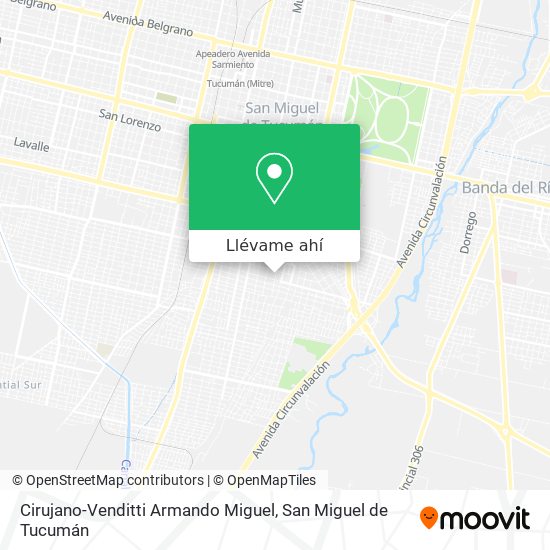 Mapa de Cirujano-Venditti Armando Miguel