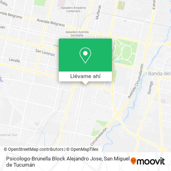 Mapa de Psicologo-Brunella Block Alejandro Jose