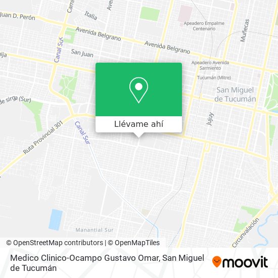 Mapa de Medico Clinico-Ocampo Gustavo Omar