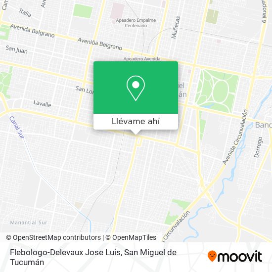 Mapa de Flebologo-Delevaux Jose Luis