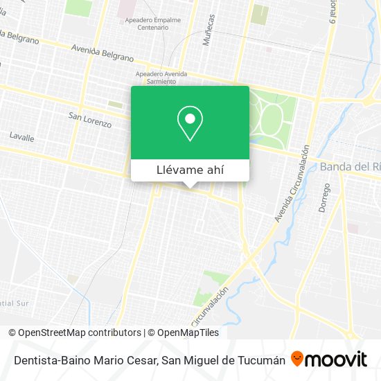 Mapa de Dentista-Baino Mario Cesar