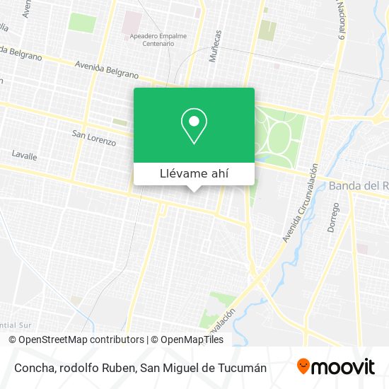 Mapa de Concha, rodolfo Ruben