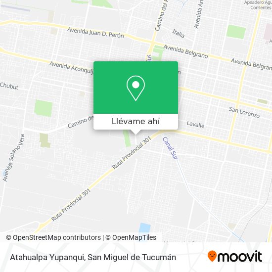 Mapa de Atahualpa Yupanqui