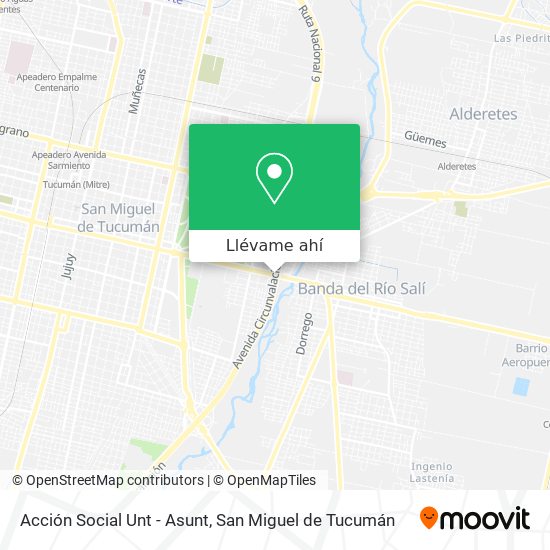 Mapa de Acción Social Unt - Asunt