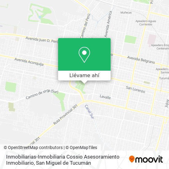 Mapa de Inmobiliarias-Inmobiliaria Cossio Asesoramiento Inmobiliario