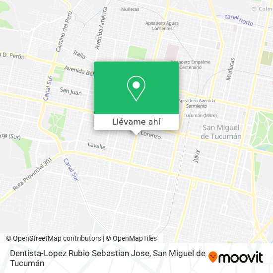 Mapa de Dentista-Lopez Rubio Sebastian Jose