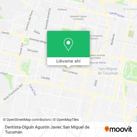 Mapa de Dentista-Olguín Agustín Javier