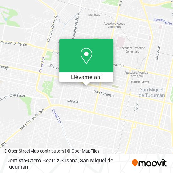 Mapa de Dentista-Otero Beatriz Susana