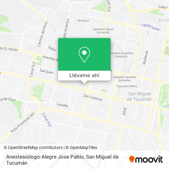 Mapa de Anestesiólogo-Alegre Jose Pablo