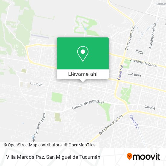 Mapa de Villa Marcos Paz