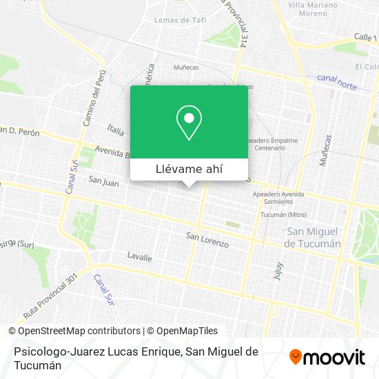 Mapa de Psicologo-Juarez Lucas Enrique