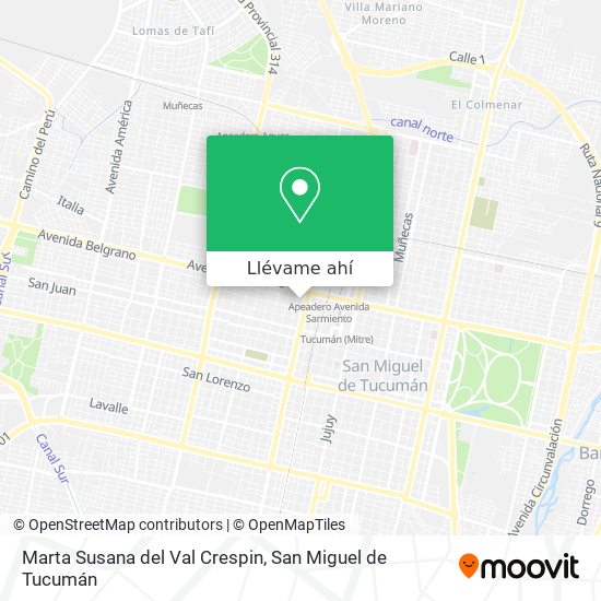Mapa de Marta Susana del Val Crespin