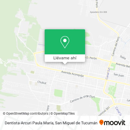 Mapa de Dentista-Arcuri Paula María