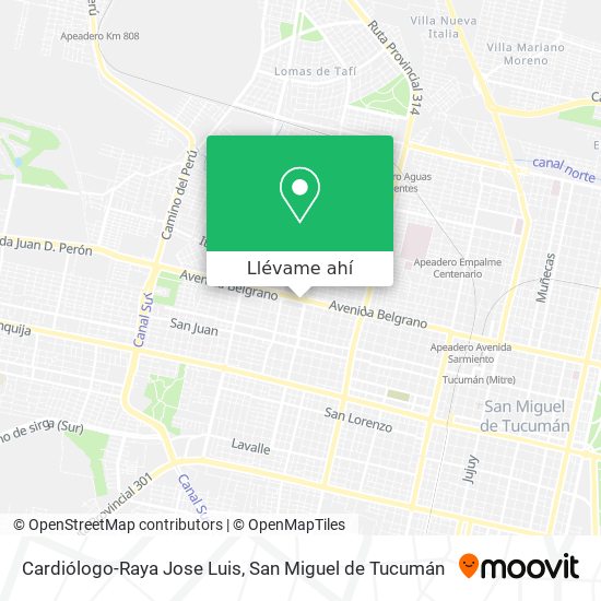 Mapa de Cardiólogo-Raya Jose Luis