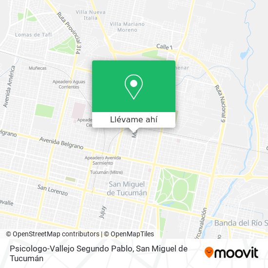 Mapa de Psicologo-Vallejo Segundo Pablo