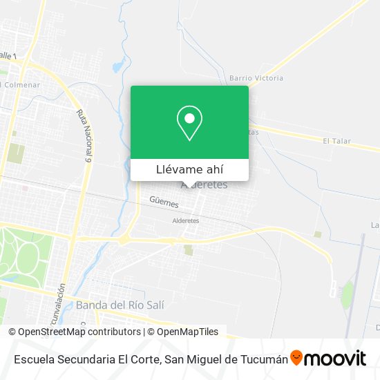 Mapa de Escuela Secundaria El Corte