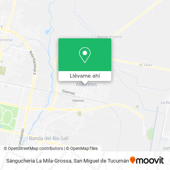 Mapa de Sángucheria La Mila-Grossa