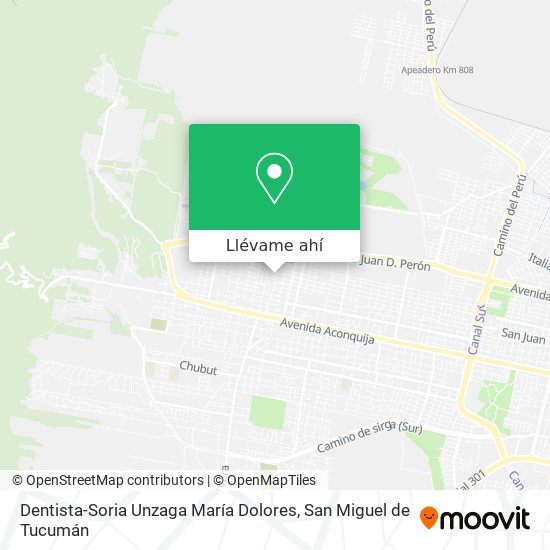 Mapa de Dentista-Soria Unzaga María Dolores