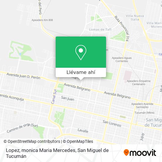 Mapa de Lopez, monica Maria Mercedes