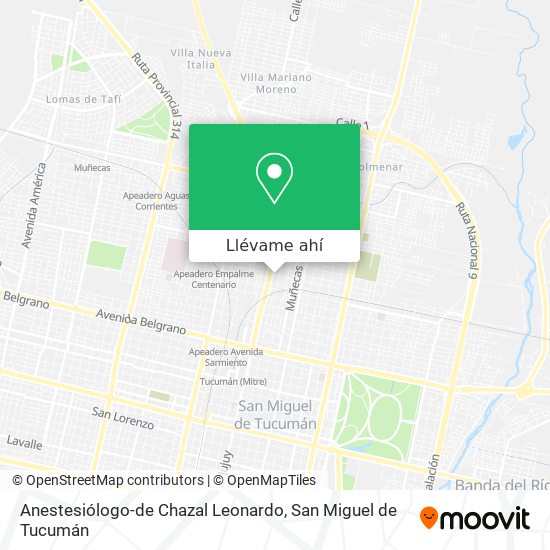 Mapa de Anestesiólogo-de Chazal Leonardo