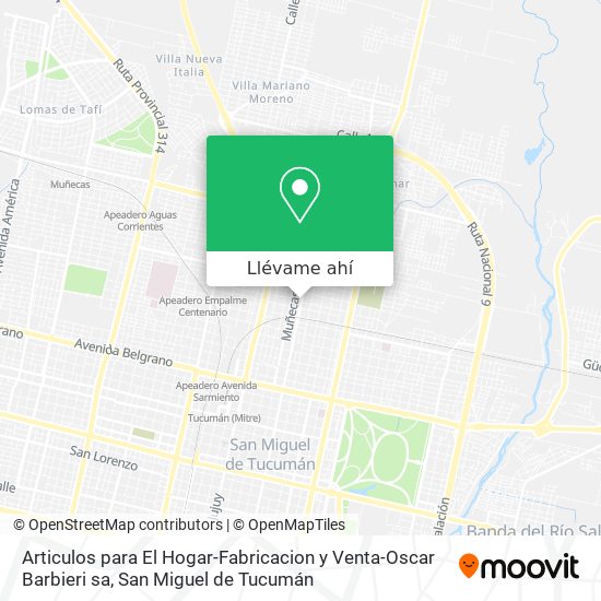 Mapa de Articulos para El Hogar-Fabricacion y Venta-Oscar Barbieri sa