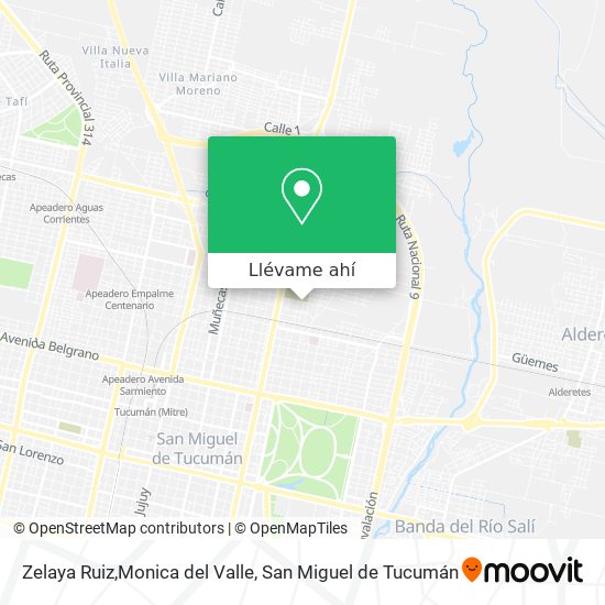 Mapa de Zelaya Ruiz,Monica del Valle