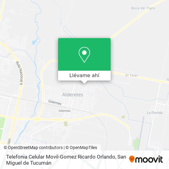 Mapa de Telefonia Celular Movil-Gomez Ricardo Orlando