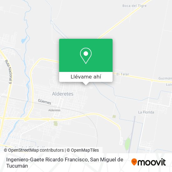 Mapa de Ingeniero-Gaete Ricardo Francisco