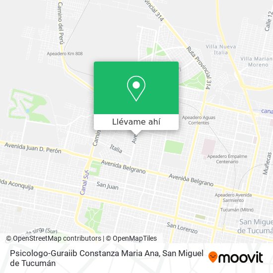 Mapa de Psicologo-Guraiib Constanza Maria Ana