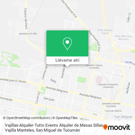 Mapa de Vajillas-Alquiler-Tutto Evento Alquiler de Mesas Sillas Vajilla Manteles