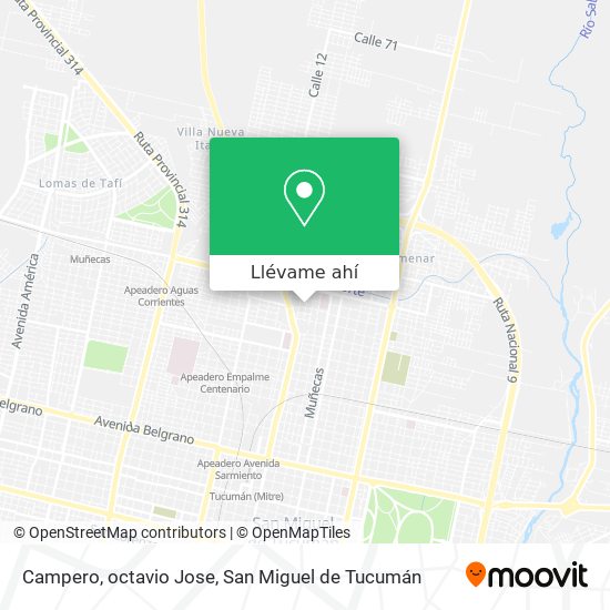 Mapa de Campero, octavio Jose
