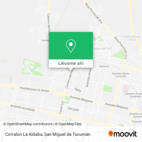 Mapa de Corralon La Aldaba