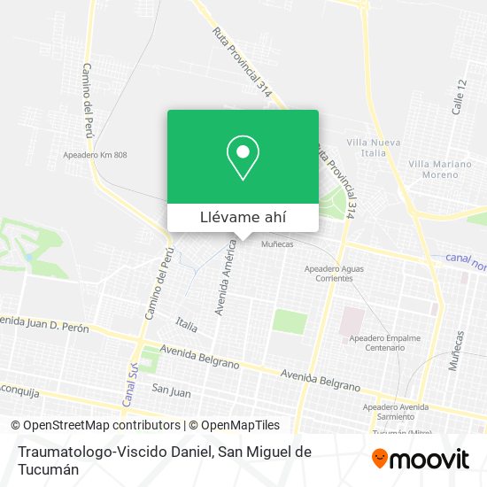 Mapa de Traumatologo-Viscido Daniel