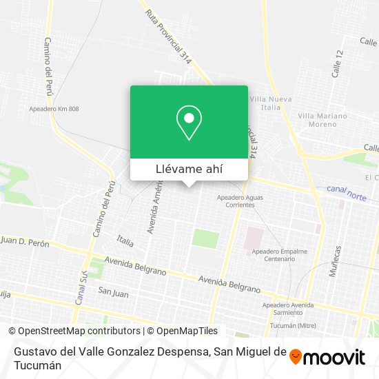 Mapa de Gustavo del Valle Gonzalez Despensa