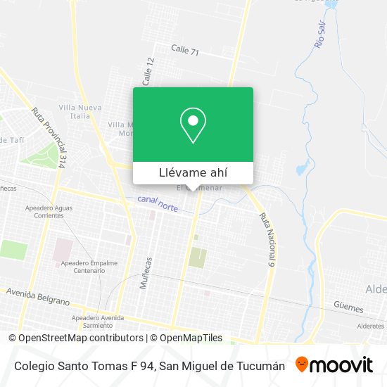 Mapa de Colegio Santo Tomas F 94
