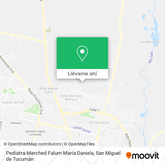 Mapa de Pediatra-Merched Falum Maria Daniela