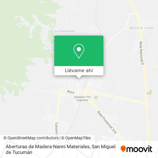 Mapa de Aberturas de Madera-Nanni Materiales