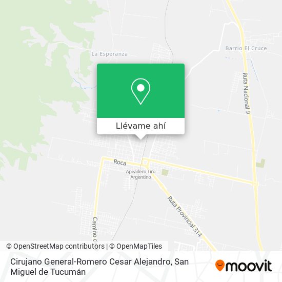 Mapa de Cirujano General-Romero Cesar Alejandro