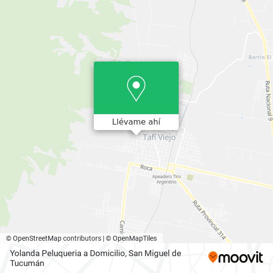 Mapa de Yolanda Peluqueria a Domicilio