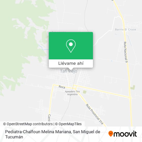 Mapa de Pediatra-Chalfoun Melina Mariana