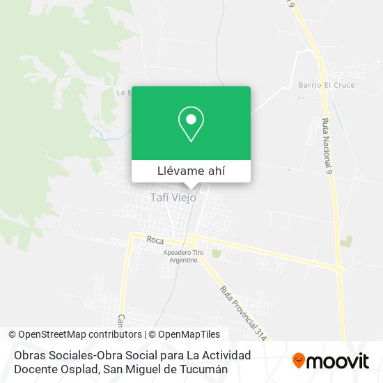 Mapa de Obras Sociales-Obra Social para La Actividad Docente Osplad