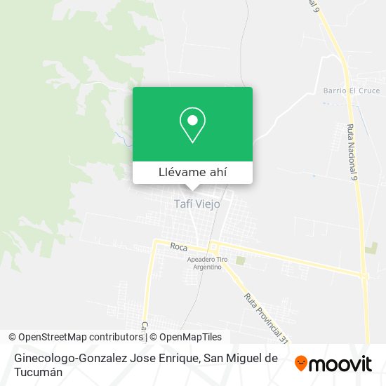 Mapa de Ginecologo-Gonzalez Jose Enrique