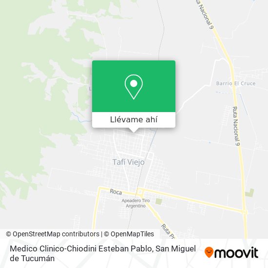 Mapa de Medico Clinico-Chiodini Esteban Pablo