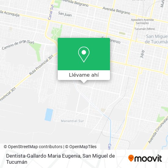 Mapa de Dentista-Gallardo Maria Eugenia