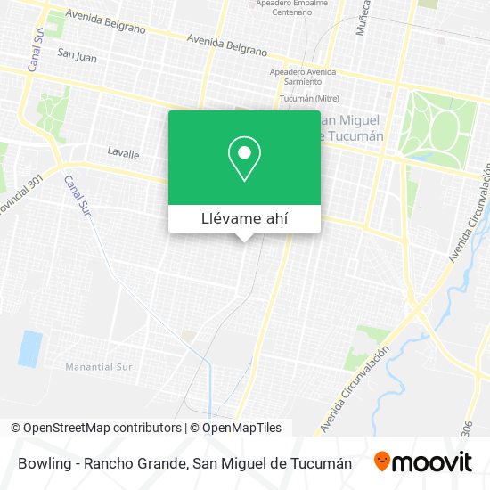 Mapa de Bowling - Rancho Grande