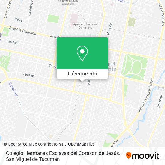 Mapa de Colegio Hermanas Esclavas del Corazon de Jesús