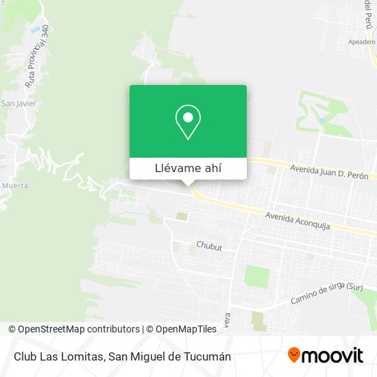 Mapa de Club Las Lomitas